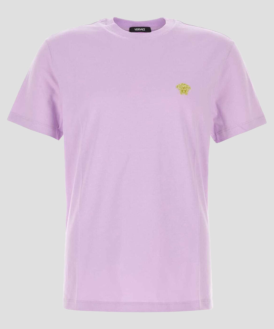 Versace Playera de cuello redondo con manga corta Hombre Última moda
