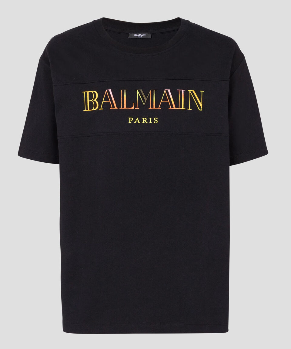 Balmain Playera cuello redondo manga corta Hombre Precio ultrabajo