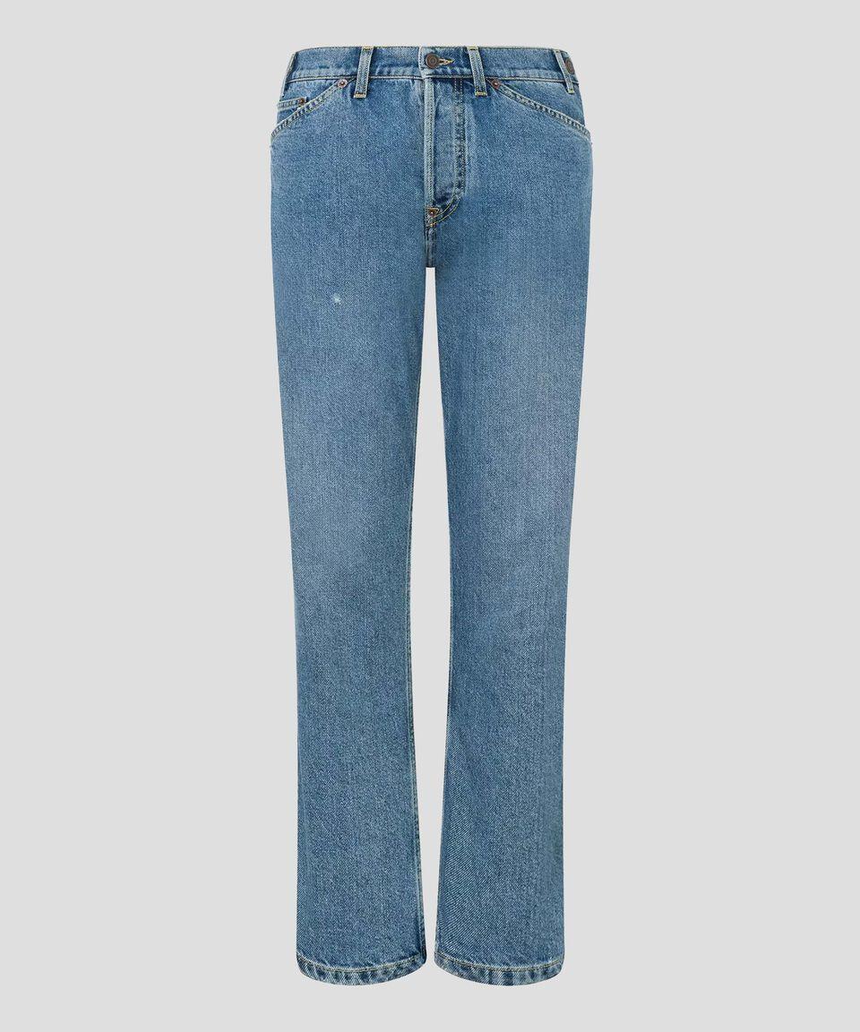 Moschino Jeans Laurel Crown Emblem de corte regular Hombre Outlet online