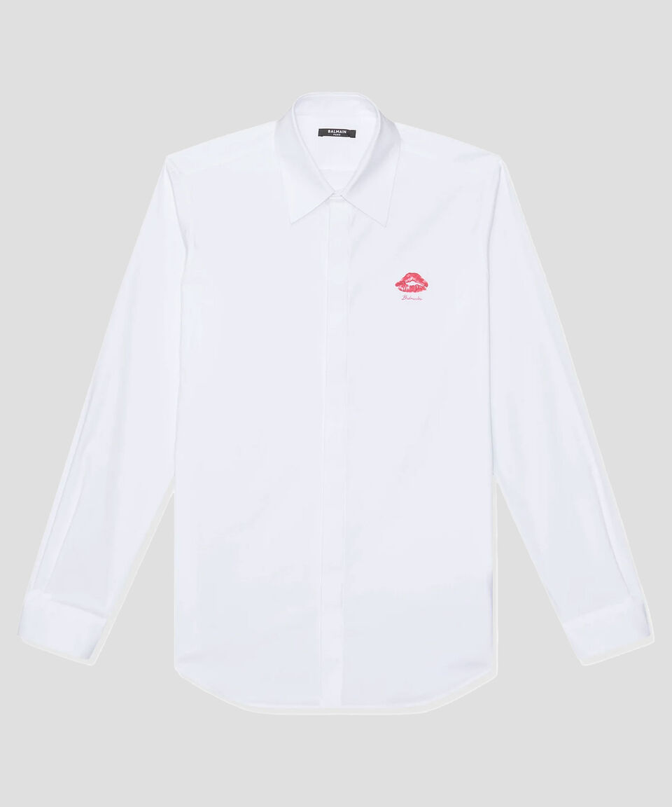 Balmain Camisa de vestir con manga larga Hombre Rebajas