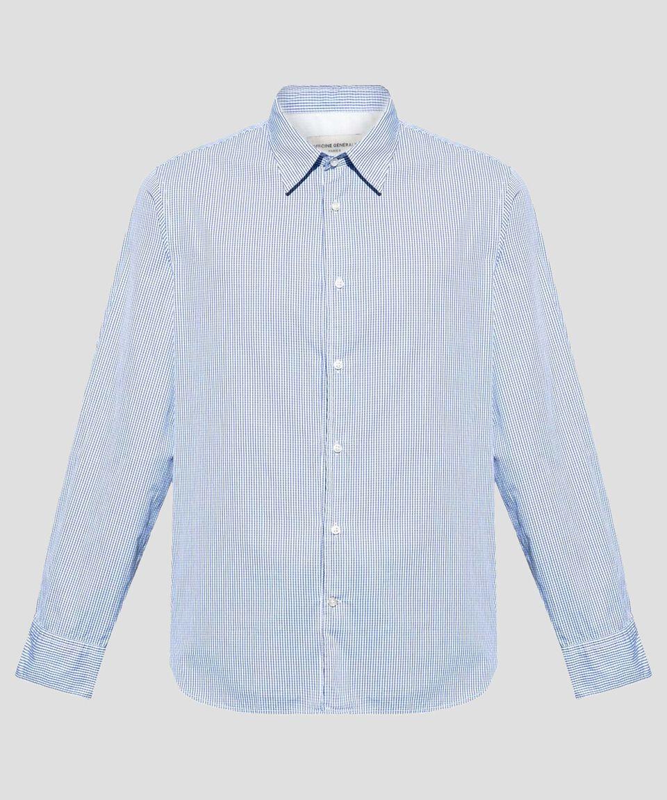 Officine Générale Camisa de cuadros con manga larga Hombre Gran oferta