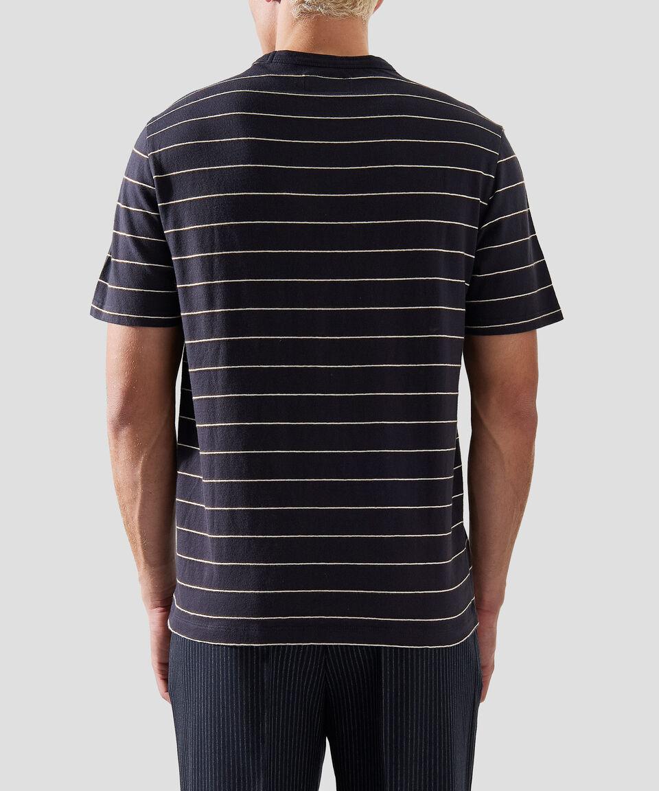 Officine Générale Playera de cuello redondo con manga corta y rayas Hombre Rebajas de fábrica