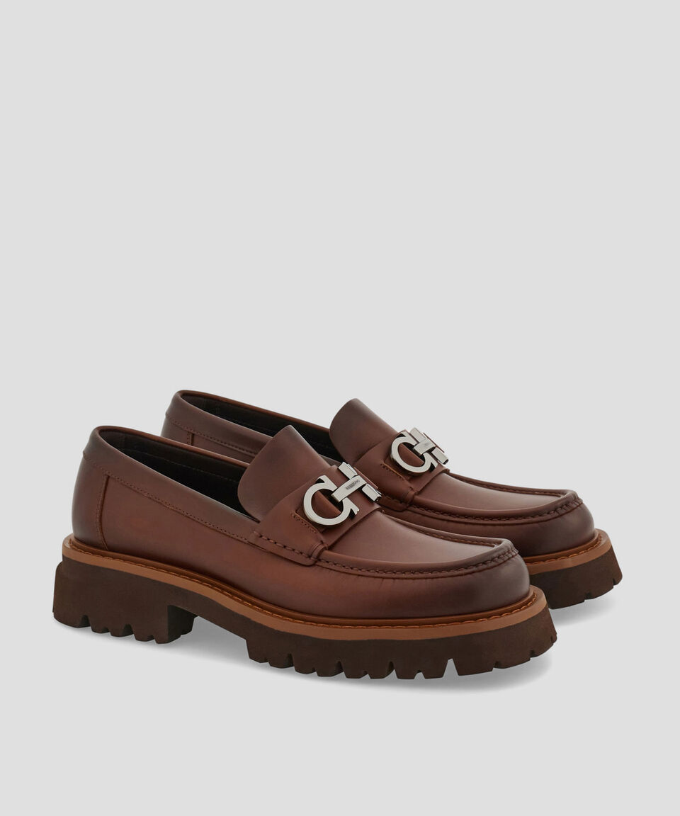 Ferragamo Mocasines adorno Gancini Hombre Ventas relámpago