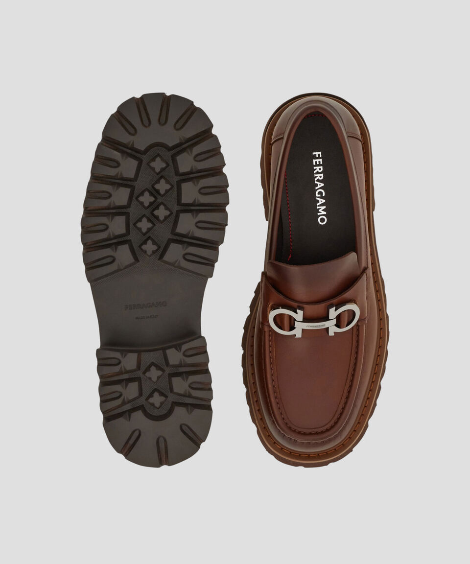 Ferragamo Mocasines adorno Gancini Hombre Ventas relámpago