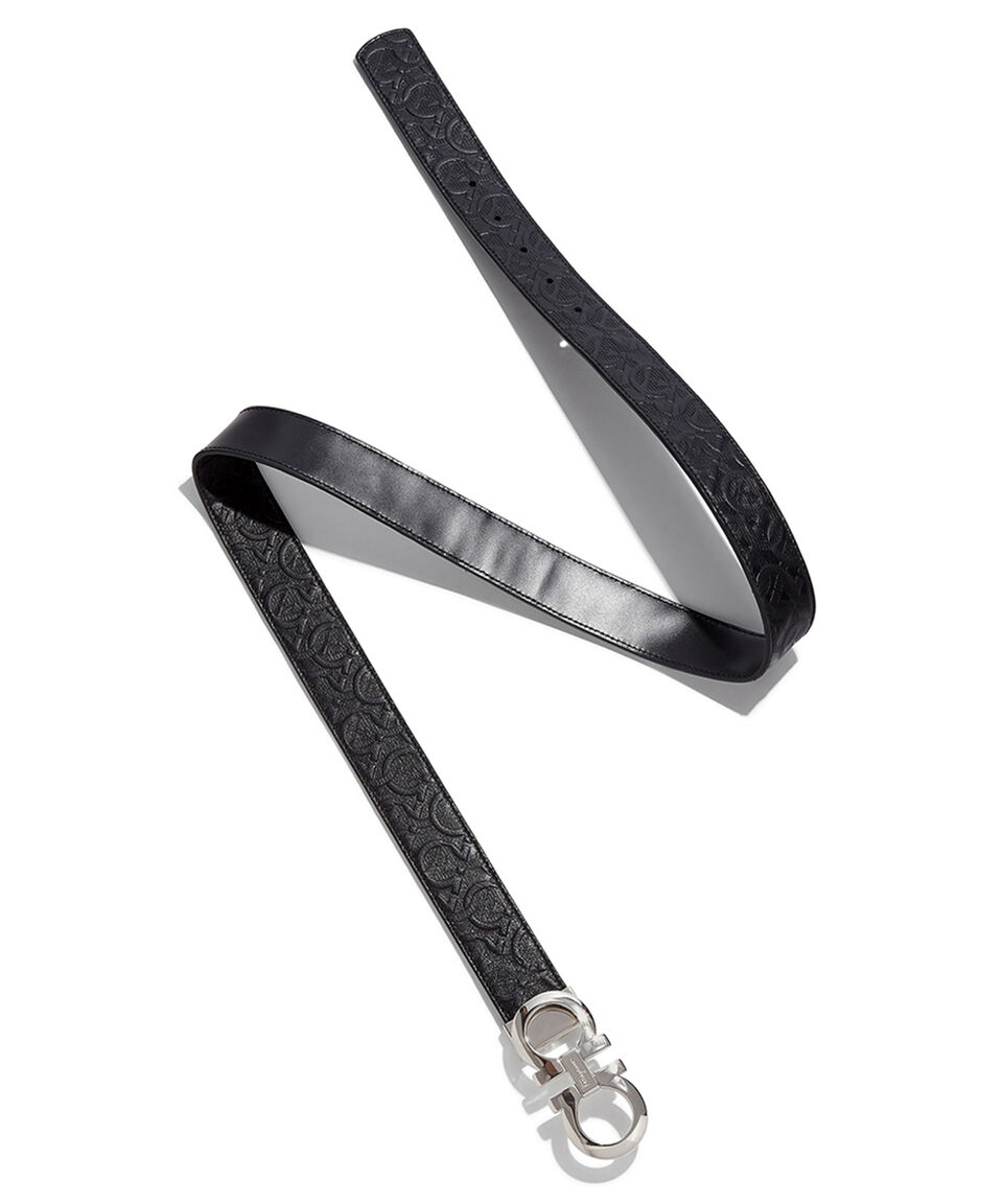 Ferragamo Cinturón reversible y ajustable Gancini Hombre Mejor oferta