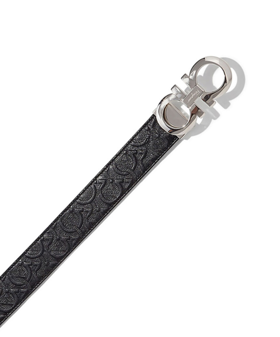 Ferragamo Cinturón reversible y ajustable Gancini Hombre Mejor oferta
