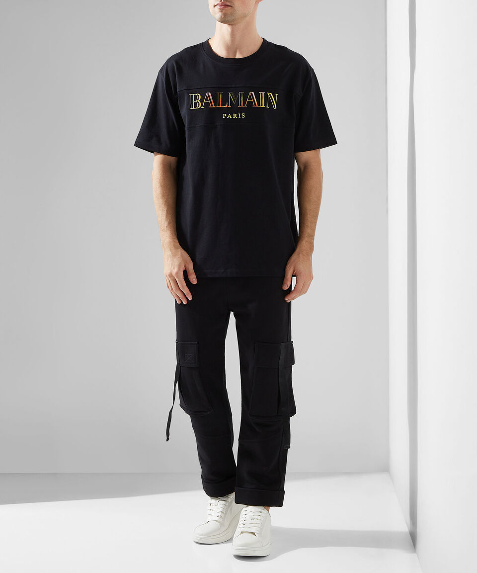 Balmain Playera cuello redondo manga corta Hombre Oferta exclusiva