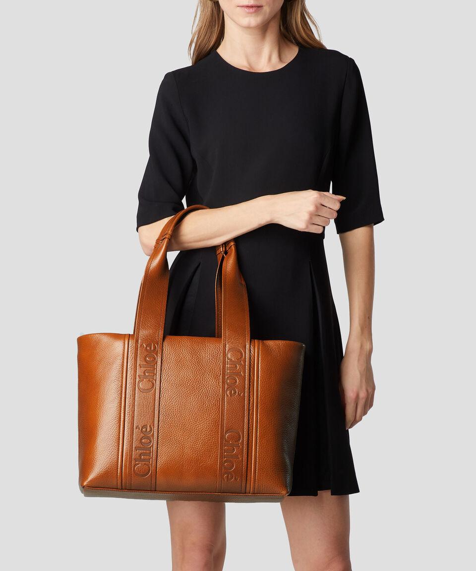 Chloé Bolso tote en piel vacuna granulado Mujer Rebajas de fábrica