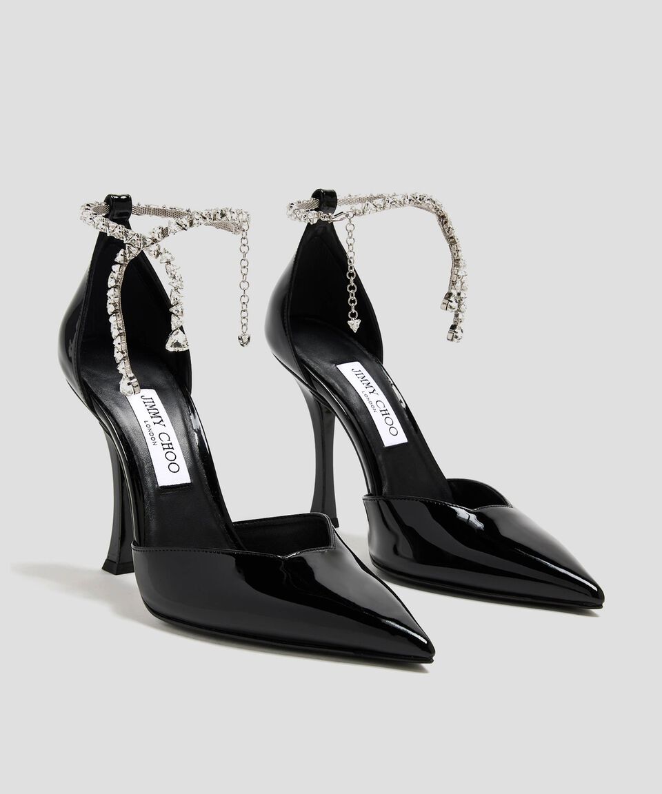Jimmy Choo Zapatillas con Tacón Alto Cuadrado Mujer Mejor oferta