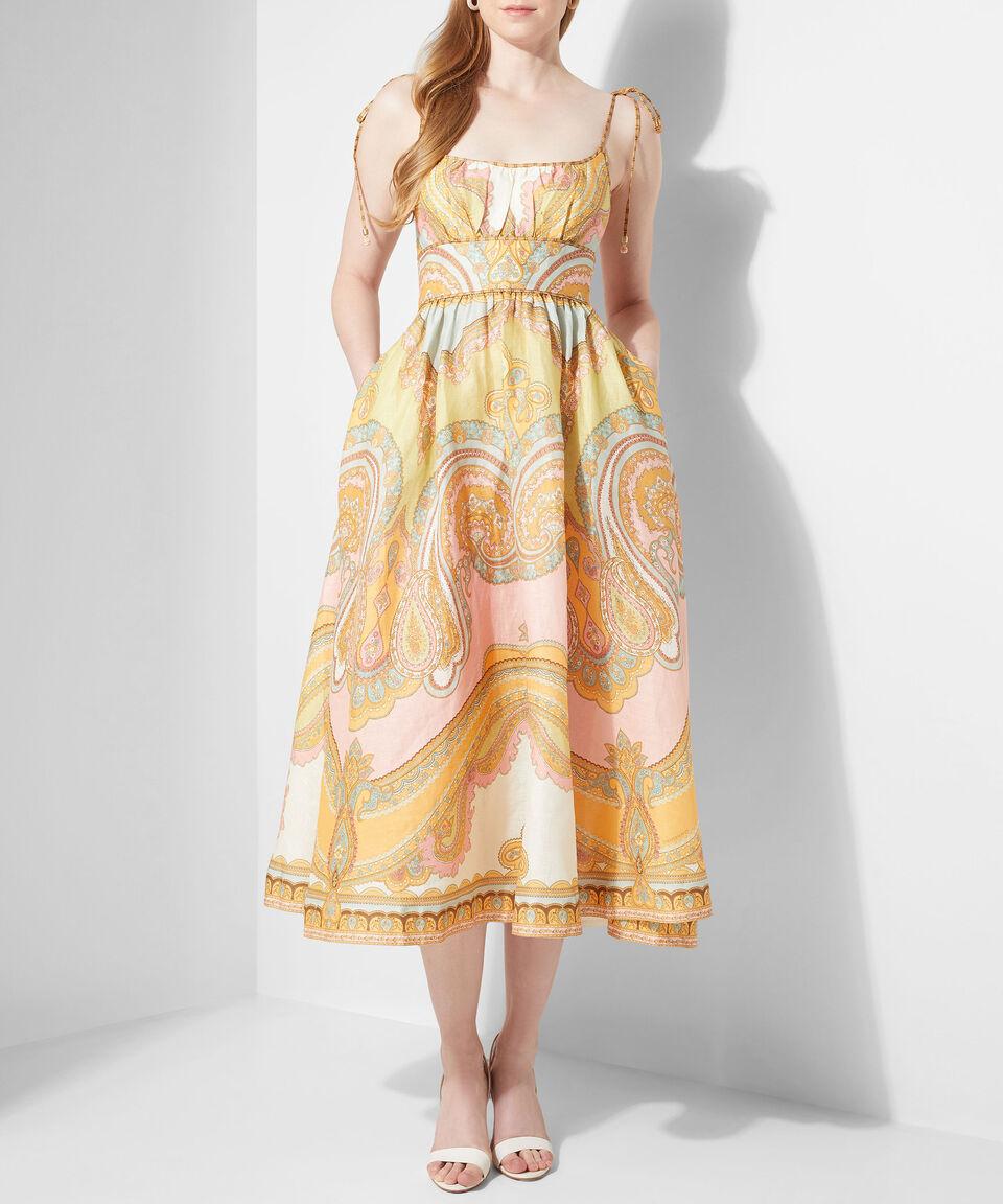 Zimmermann Vestido midi estampado Maxine Mujer Últimos 2 días