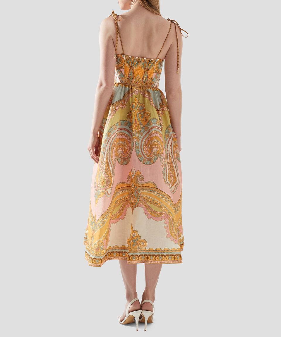 Zimmermann Vestido midi estampado Maxine Mujer Últimos 2 días