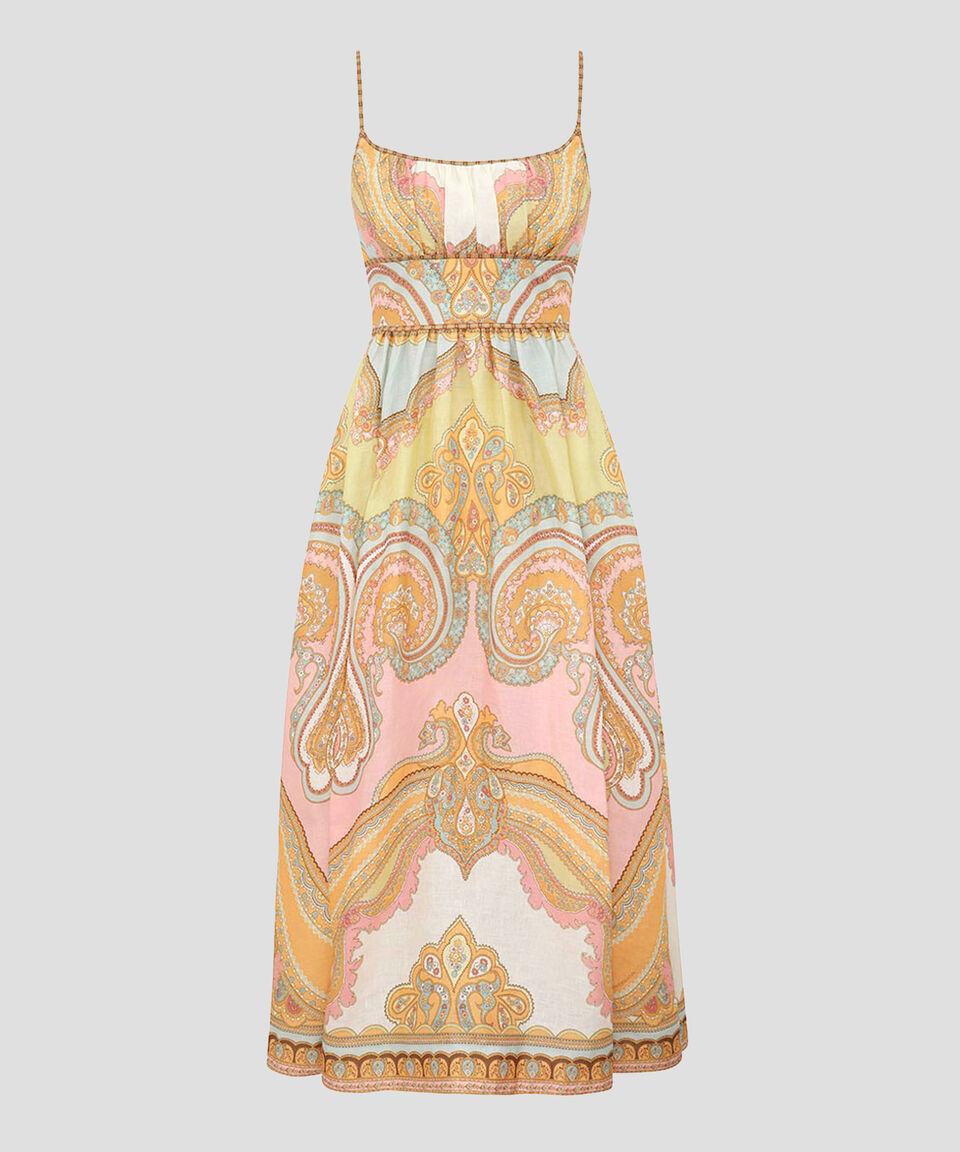 Zimmermann Vestido midi estampado Maxine Mujer Últimos 2 días
