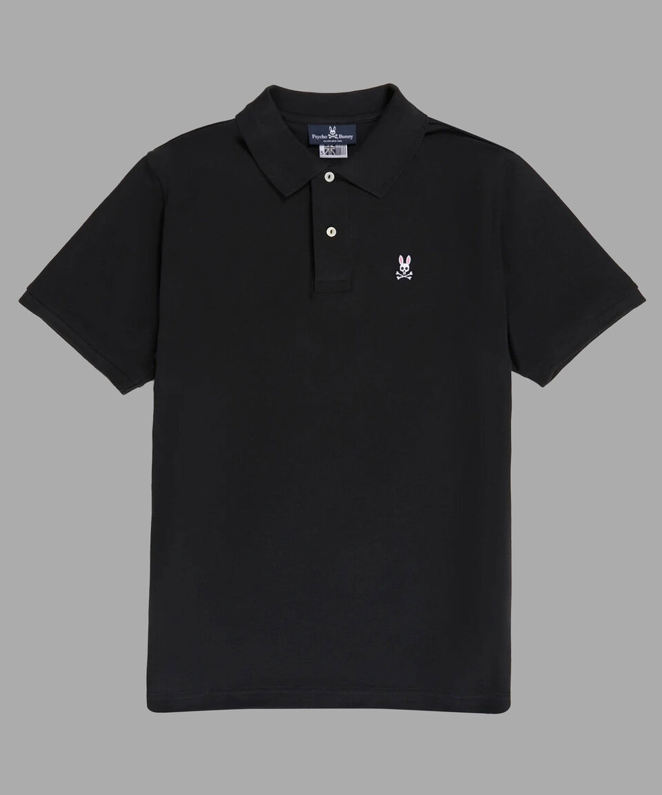 Psycho Bunny Playera Tipo Polo Negra Manga Corta Hombre Promoción trimestral