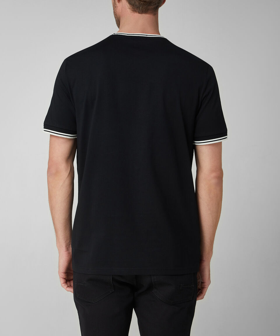 Fred Perry Playera de manga corta lisa Hombre Grandes descuentos