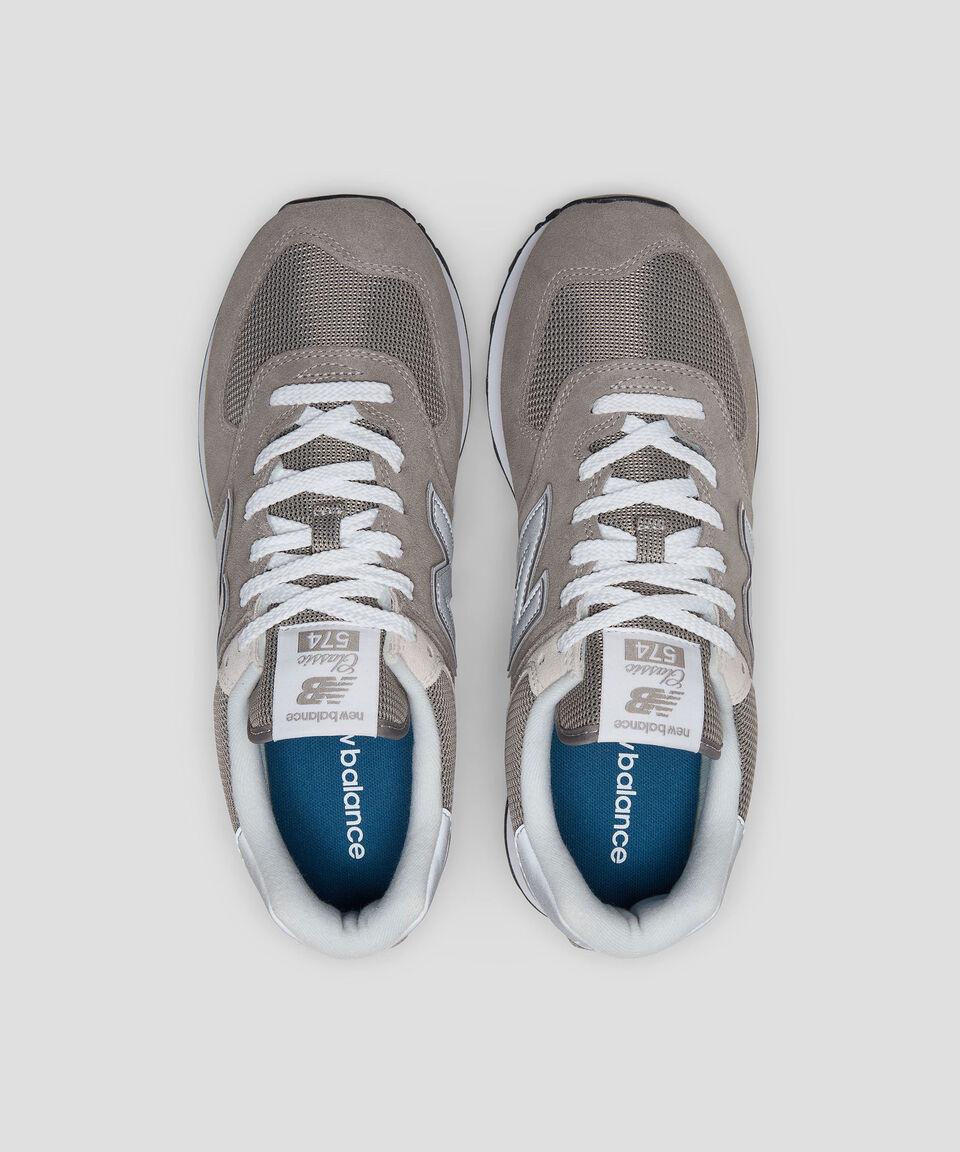 New Balance Tenis Classic 574 en piel con logotipo a contraste Hombre Envío internacional gratuito