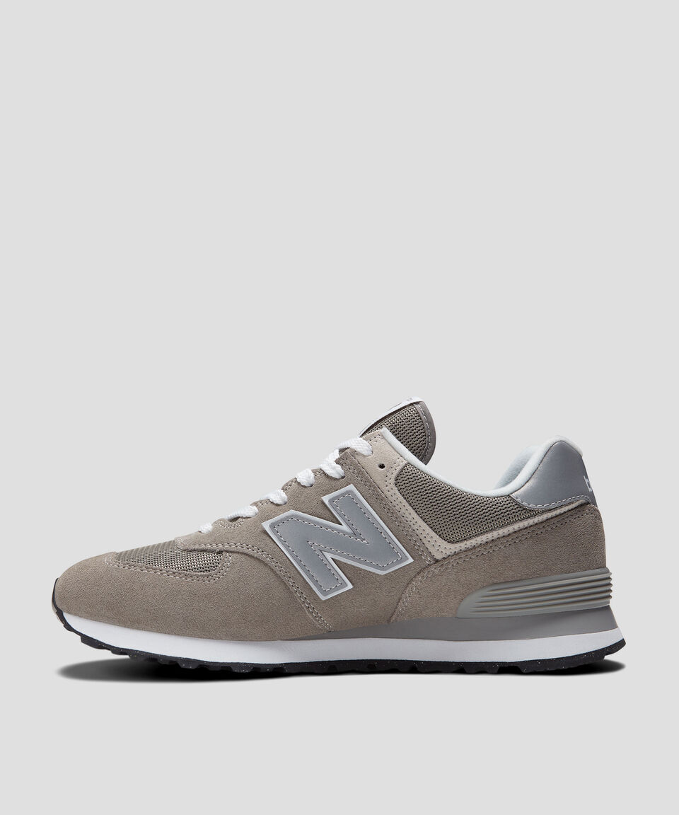 New Balance Tenis Classic 574 en piel con logotipo a contraste Hombre Envío internacional gratuito