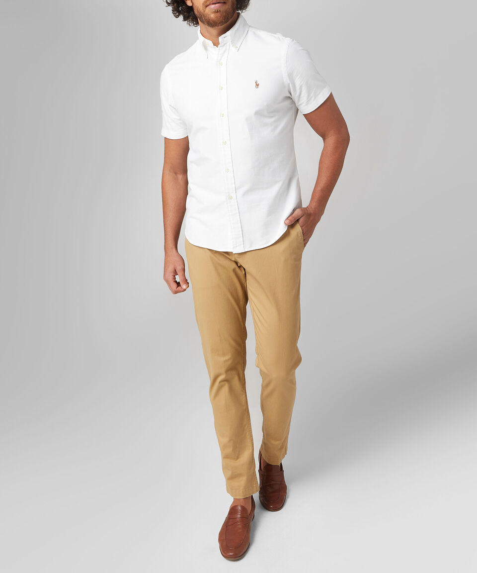 Polo Ralph Lauren Camisa lisa manga corta Hombre Tienda de fábrica