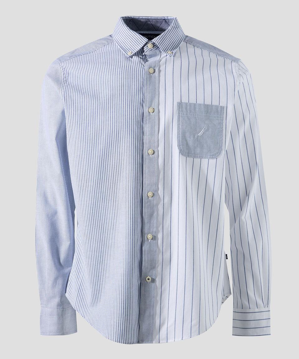 Nautica Camisa rayas manga larga Hombre Rebajas