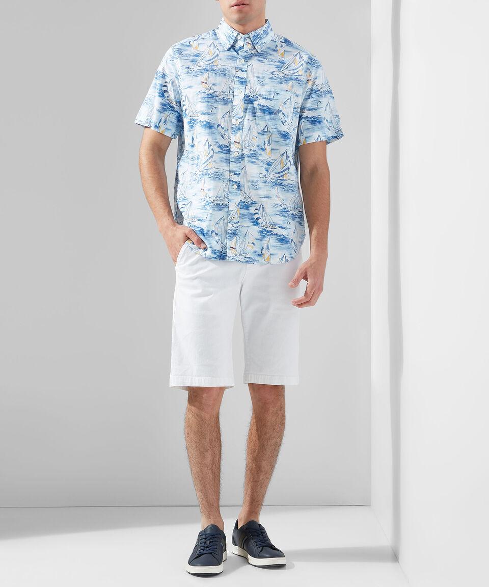 Nautica Camisa estampada manga corta Hombre Ofertas