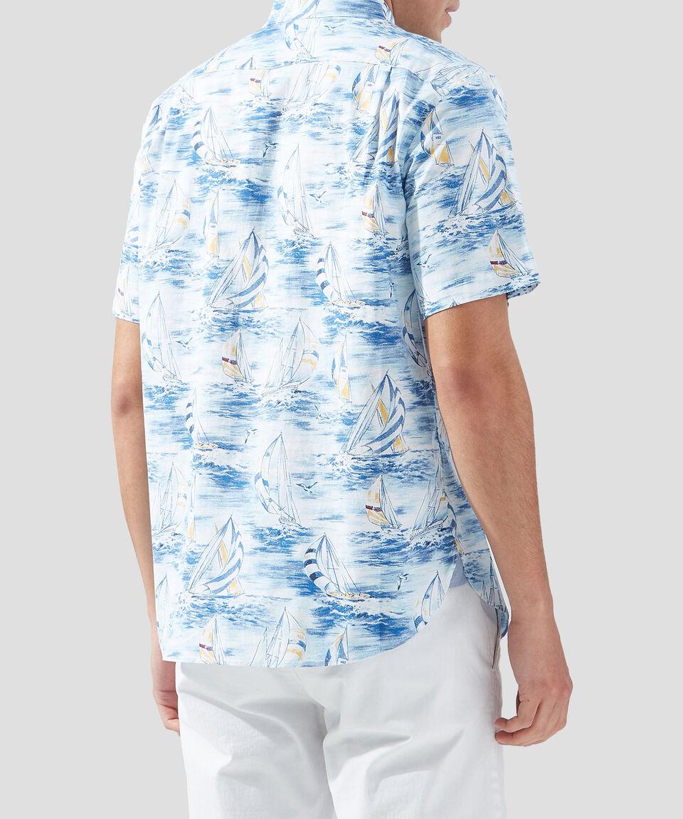 Nautica Camisa estampada manga corta Hombre Ofertas