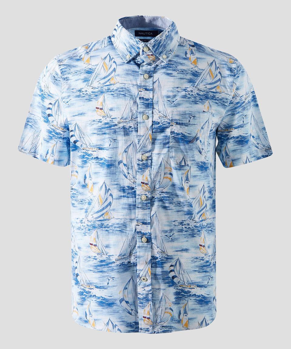 Nautica Camisa estampada manga corta Hombre Ofertas