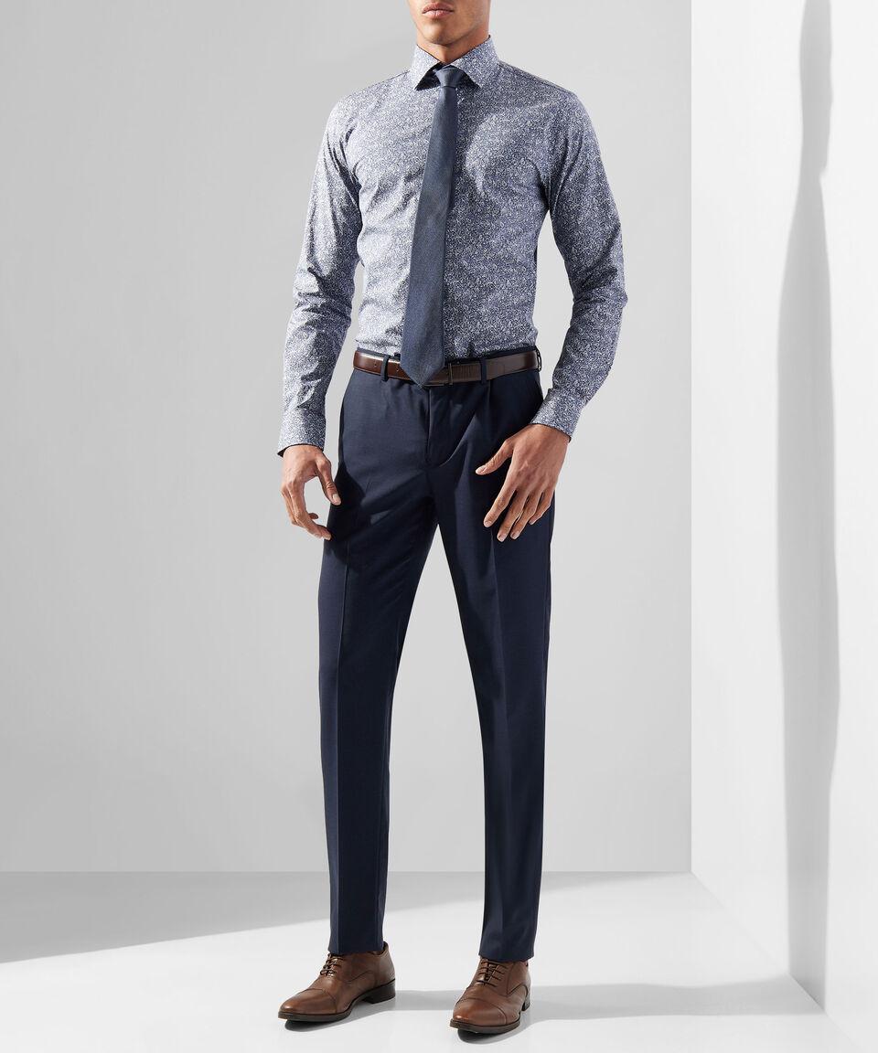 Nautica Camisa estampada manga larga Hombre Venta caliente