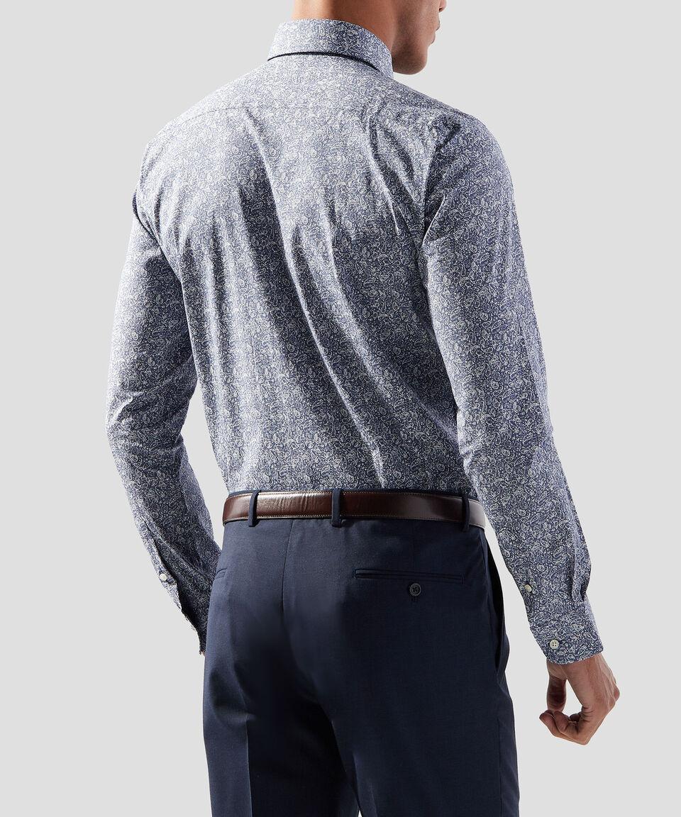 Nautica Camisa estampada manga larga Hombre Venta caliente