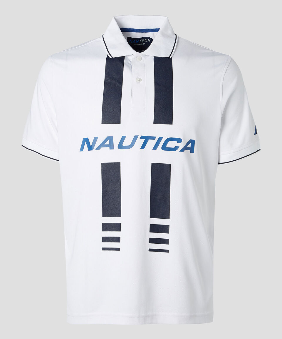 Nautica Playera tipo Polo manga corta estampada Hombre En oferta