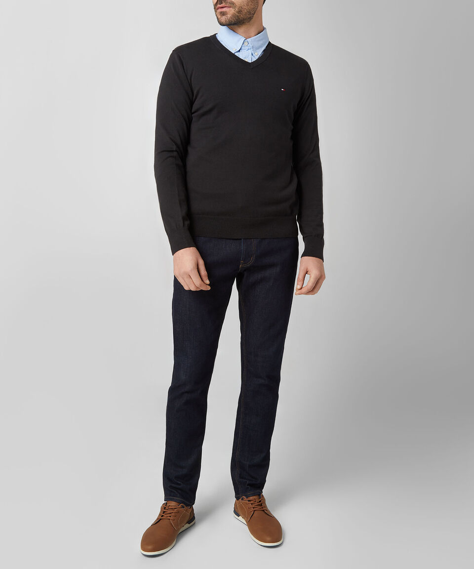 Tommy Hilfiger Suéter Cuello V Hombre Gran oferta