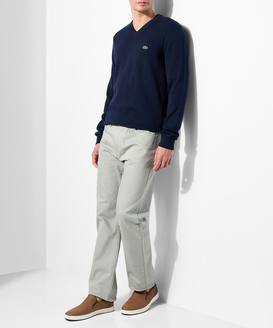 Lacoste Suéter cuello V Hombre Rebajas baratas