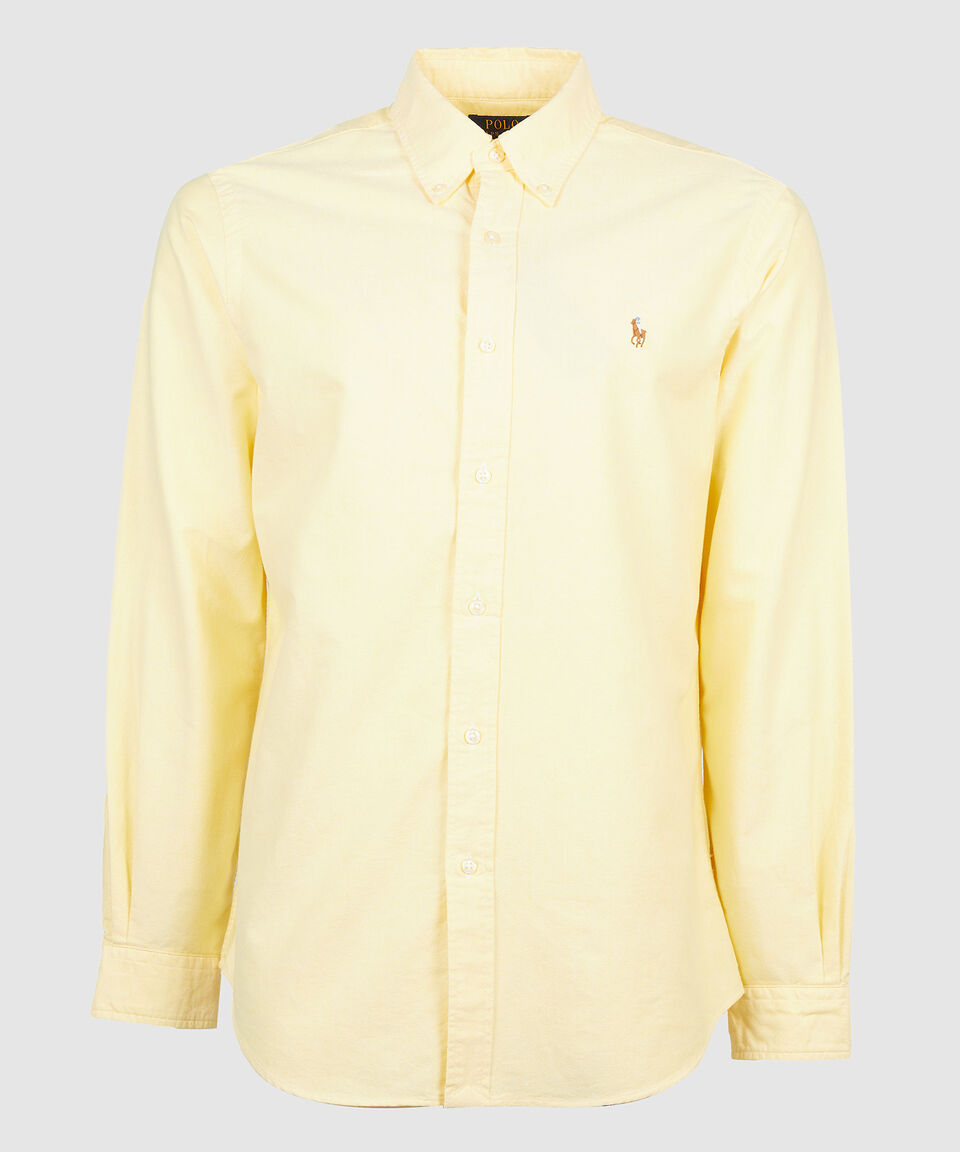 Polo Ralph Lauren Camisa lisa manga larga Hombre Tienda