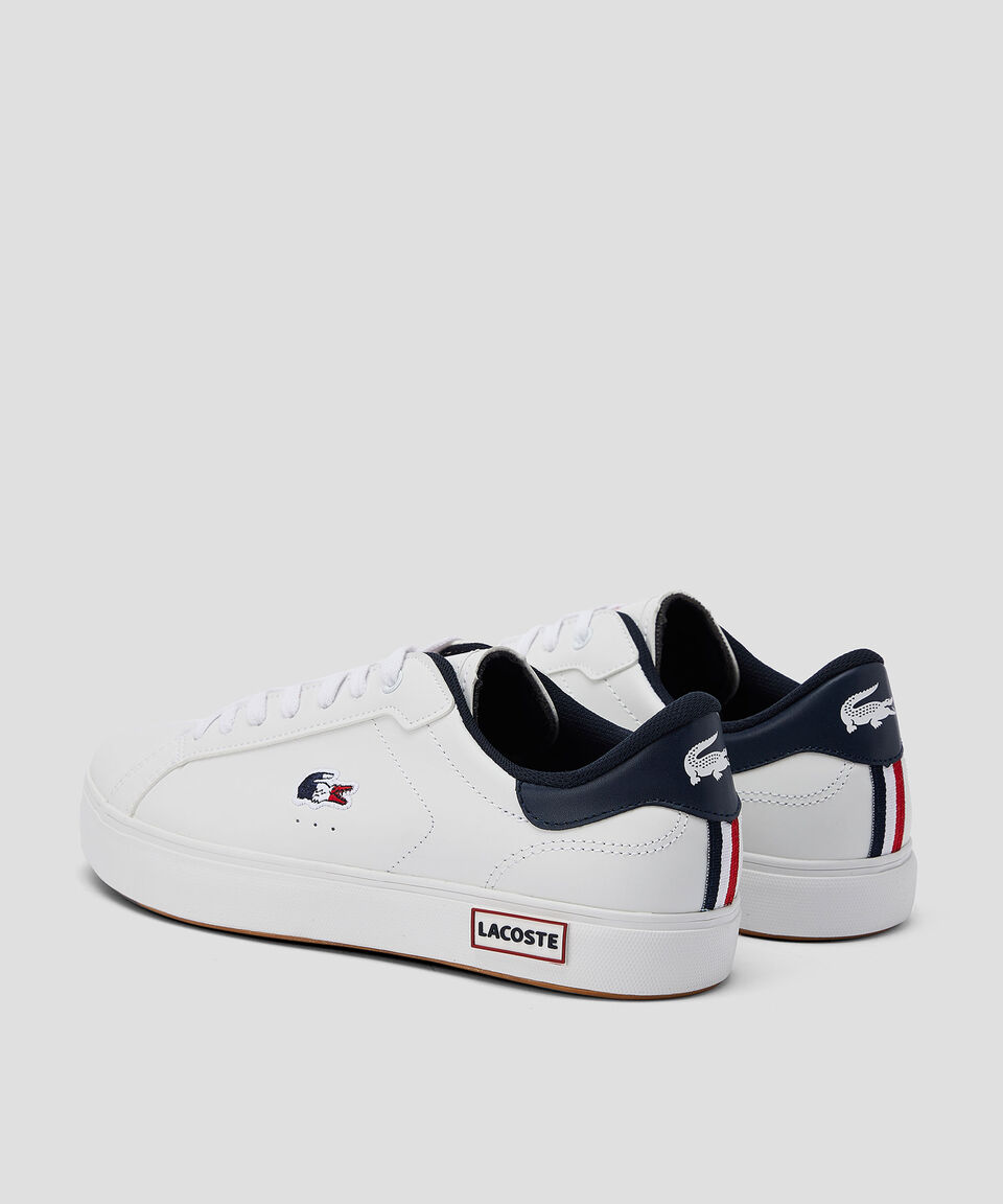 Lacoste Tenis casuales en piel con logotipo Hombre ÚLTIMAS EDICIONES