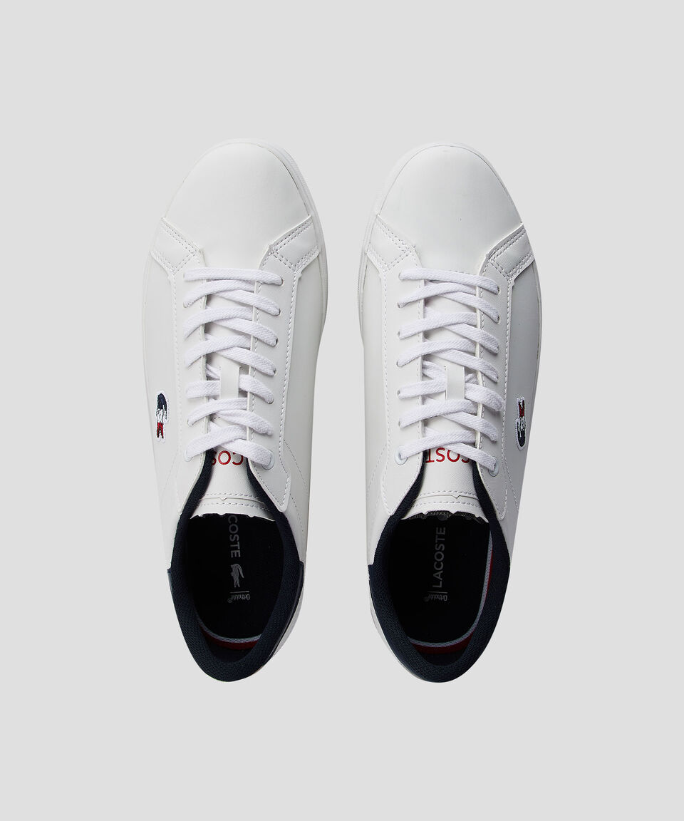 Lacoste Tenis casuales en piel con logotipo Hombre ÚLTIMAS EDICIONES