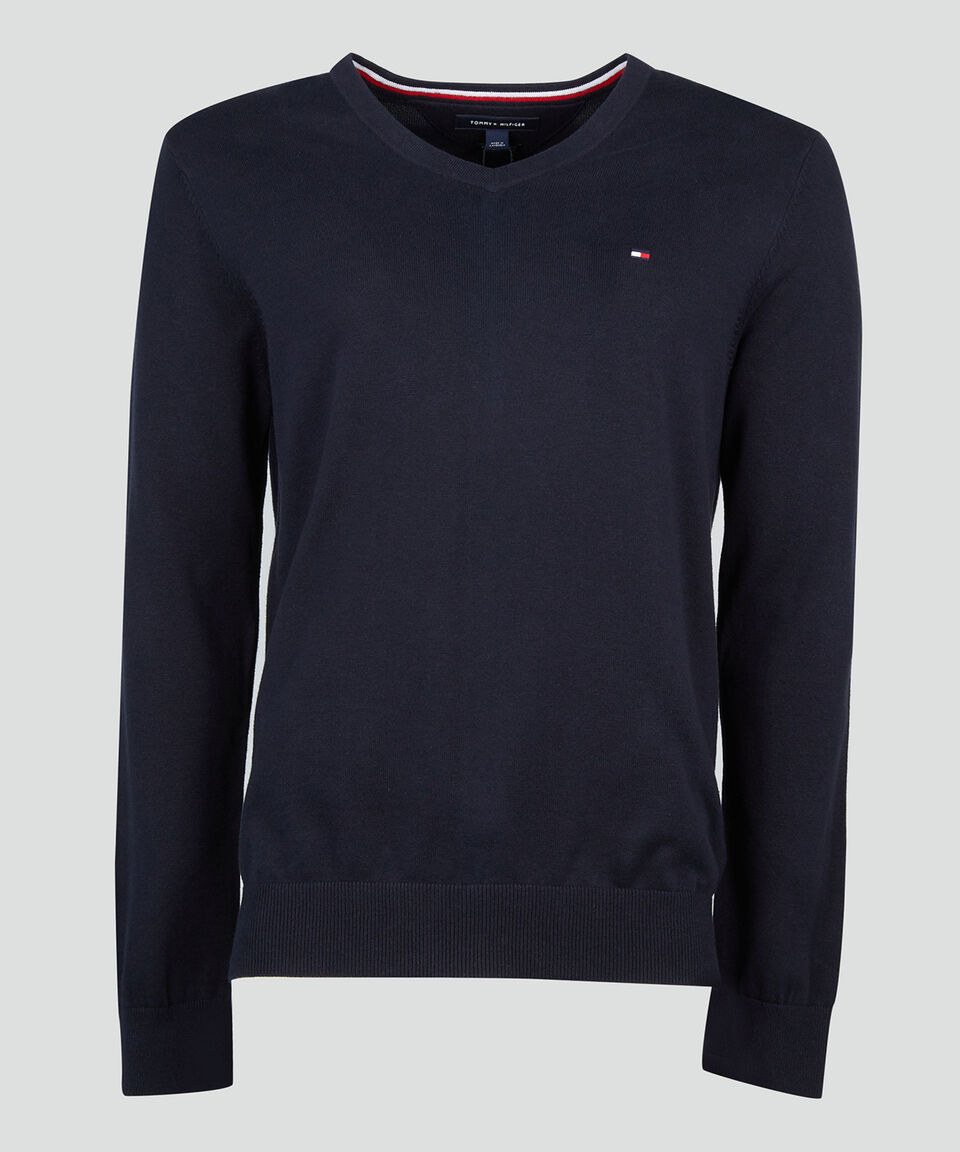 Tommy Hilfiger Suéter Cuello V Hombre Precio de fábrica