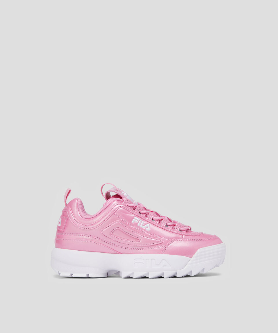 Fila Tenis Casuales Disruptor II metálico Niña