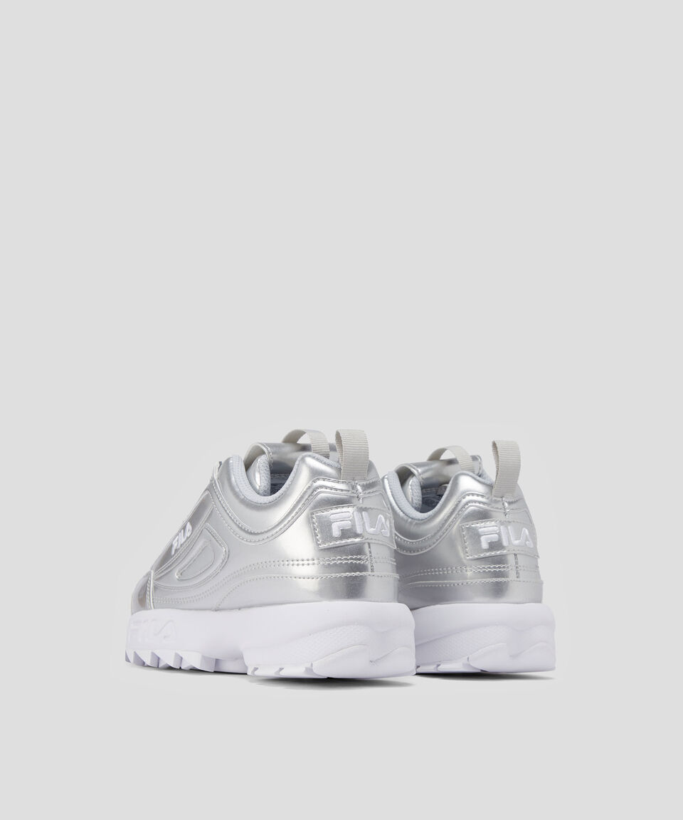 Fila Tenis Casuales Disruptor II metálico Niña Descuento por venta flash