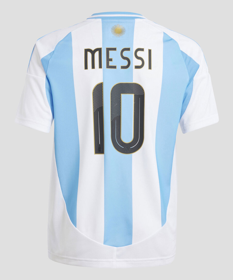 Adidas Playera para fútbol Argentina - Messi Niño Grandes ahorros