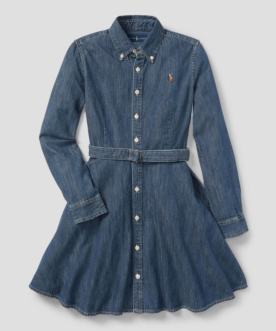 Polo Ralph Lauren Vestido de Mezclilla Niña