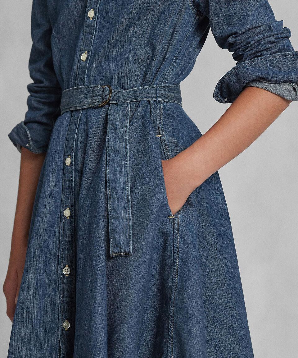 Polo Ralph Lauren Vestido de Mezclilla Niña En oferta