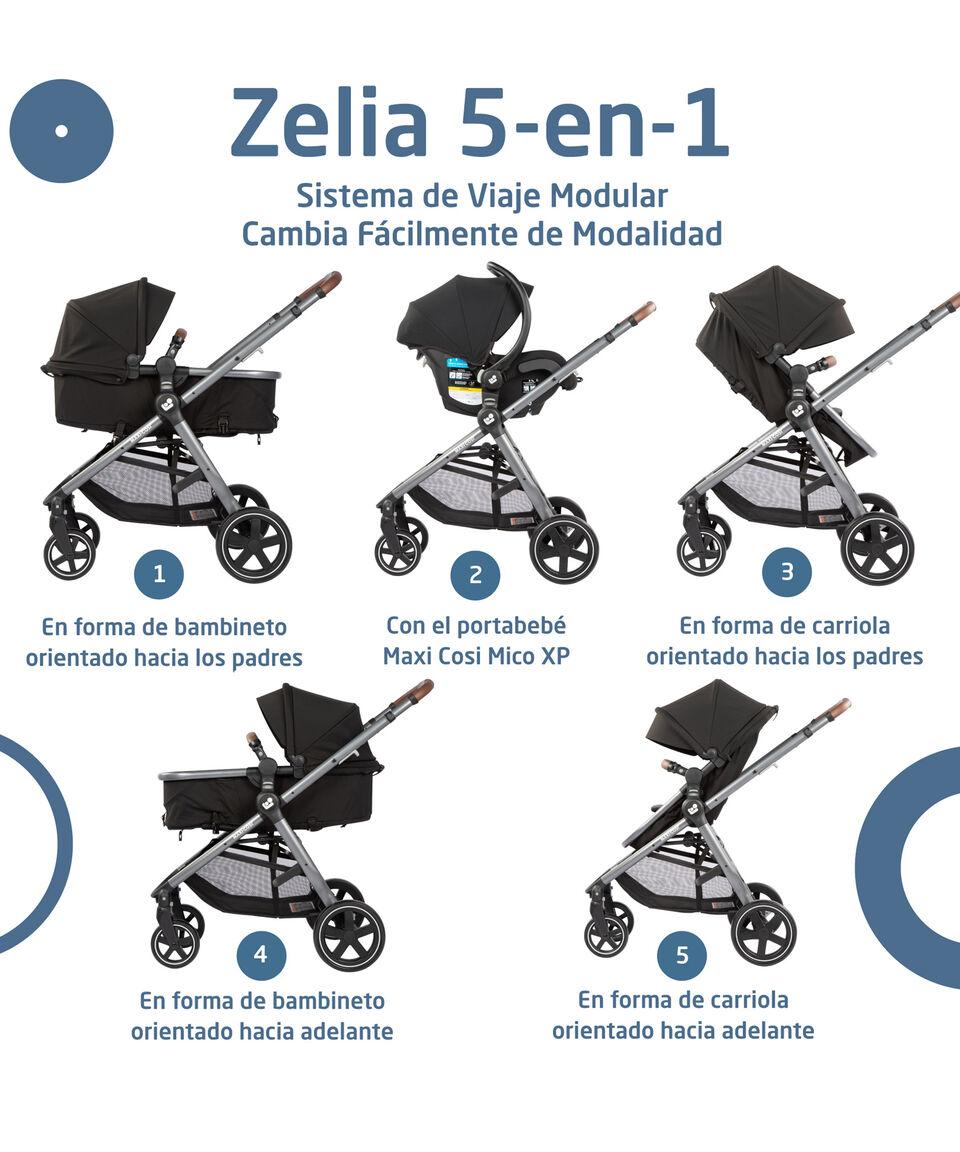 Maxi-Cosi Carriola Zelia 2 Max 5 en 1 Negra Envío gratis