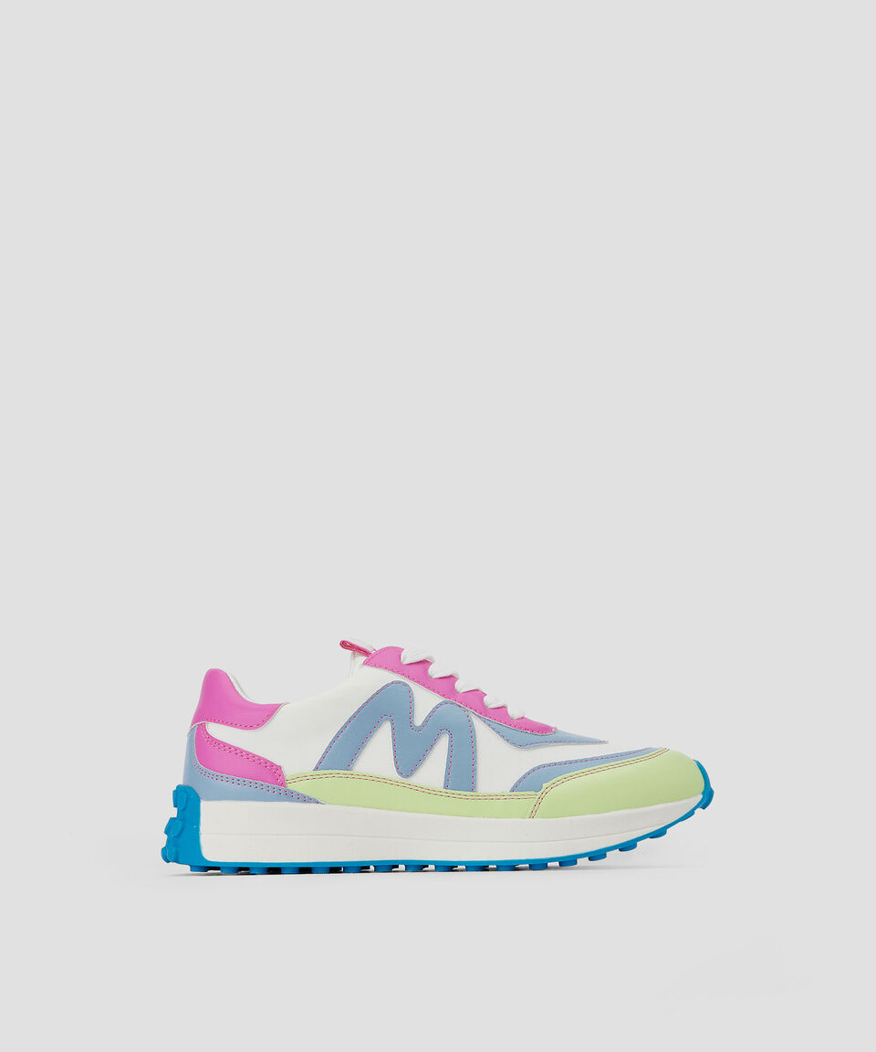 Steve Madden Tenis Runner con paneles a contraste Niña