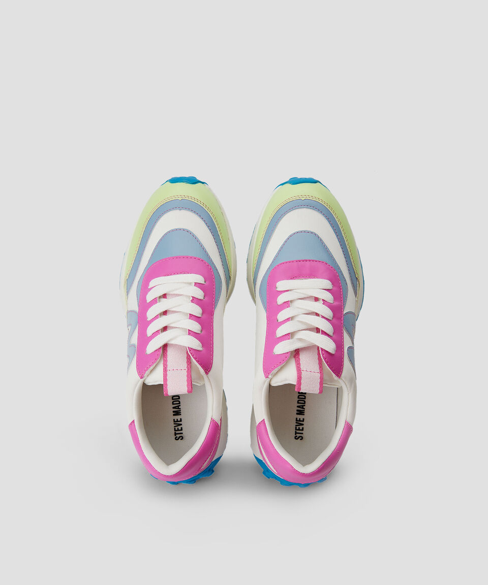 Steve Madden Tenis Runner con paneles a contraste Niña Oferta especial
