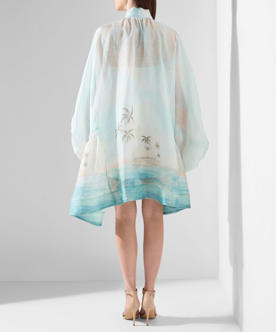 Zimmermann Vestido mini Illuminate Billow manga larga Mujer Precio de fábrica