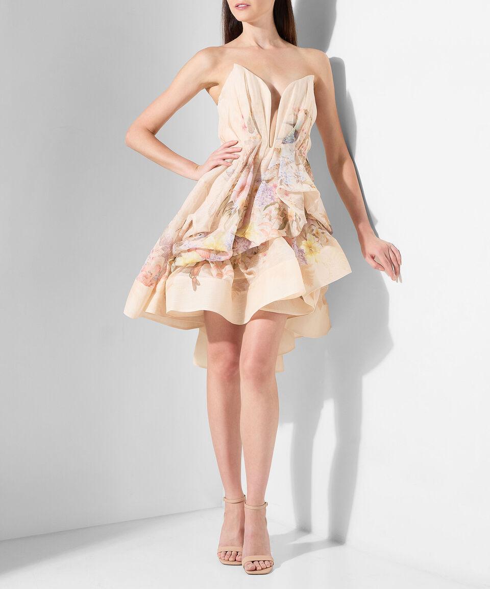 Zimmermann Vestido corto con flores sin mangas Mujer Promoción por tiempo limitado