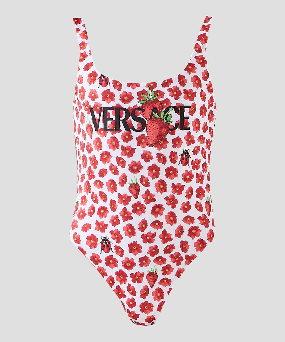Versace Traje de baño fresas Mujer Grandes descuentos