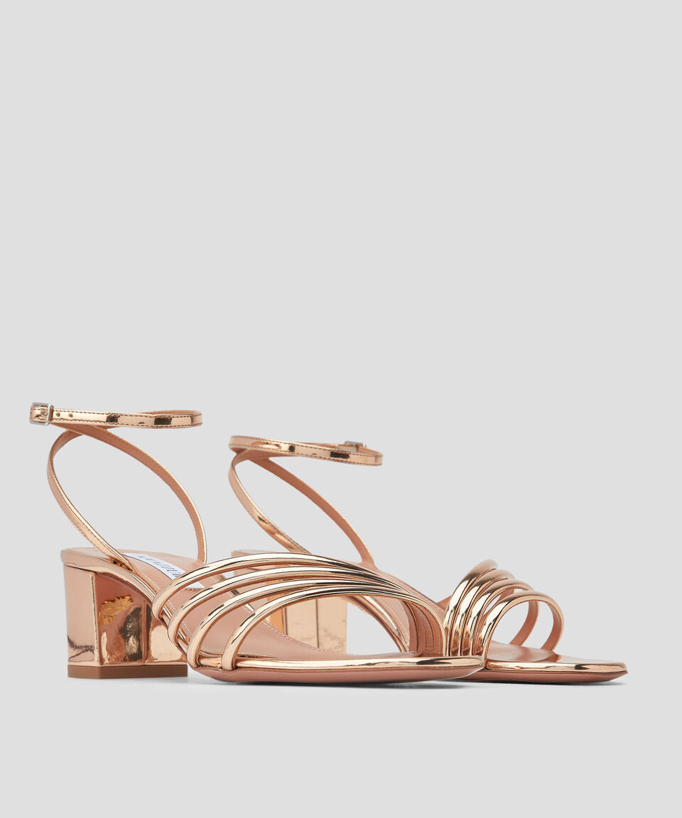 Aquazzura Sandalias de tacón mediano ancho Latour Mujer Limitado a 3 días