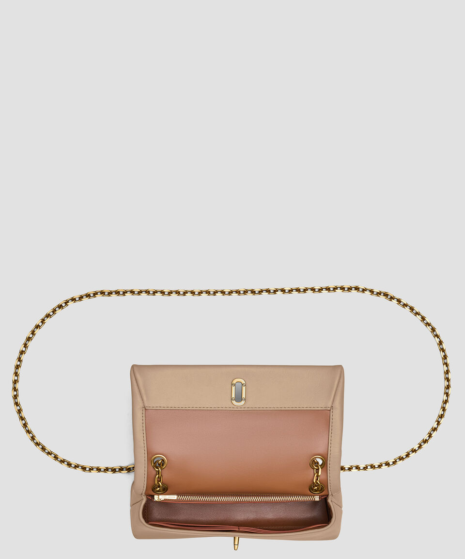 Marc Jacobs Bolsa crossbody tipo cartera camel en piel The Dual Chain Mujer Ofertas de temporada
