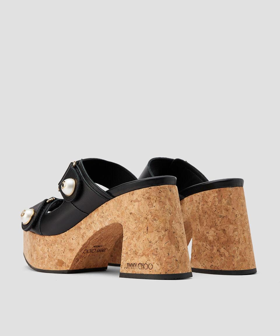 Jimmy Choo Sandalias con tacón alto ancho y plataforma Fayence Mujer Ofertas especiales