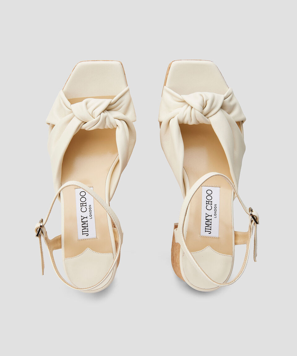 Jimmy Choo Sandalias con tacón alto ancho y plataforma Heloise Mujer 2025