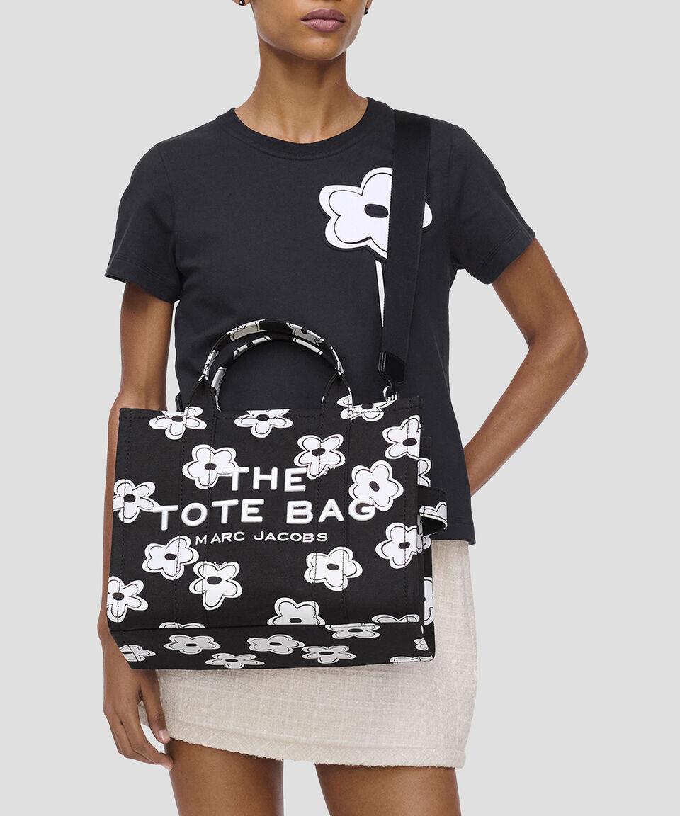 Marc Jacobs Bolsa tote negra Medium The Daysi Canvas estampada Mujer Outlet